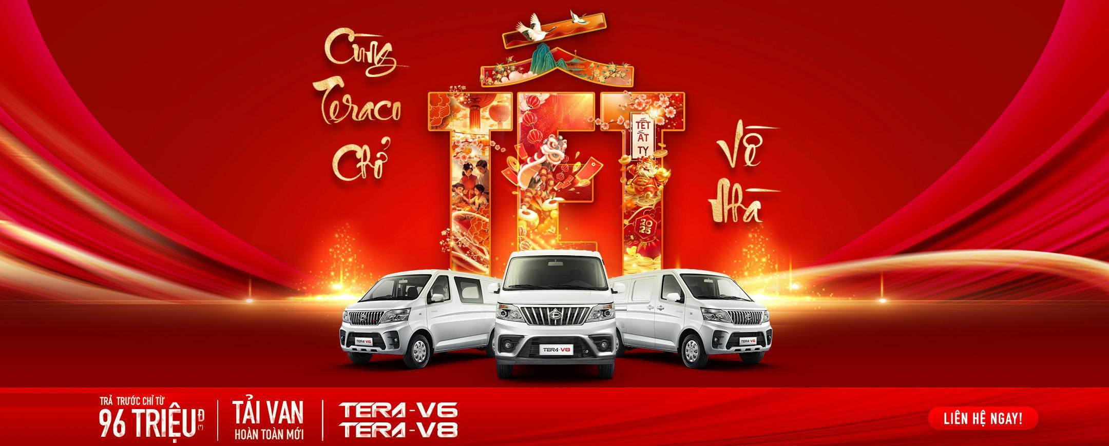 TẢI VAN TERACO – BỘ ĐÔI HOÀN HẢO – DẪN ĐẦU XU HƯỚNG
