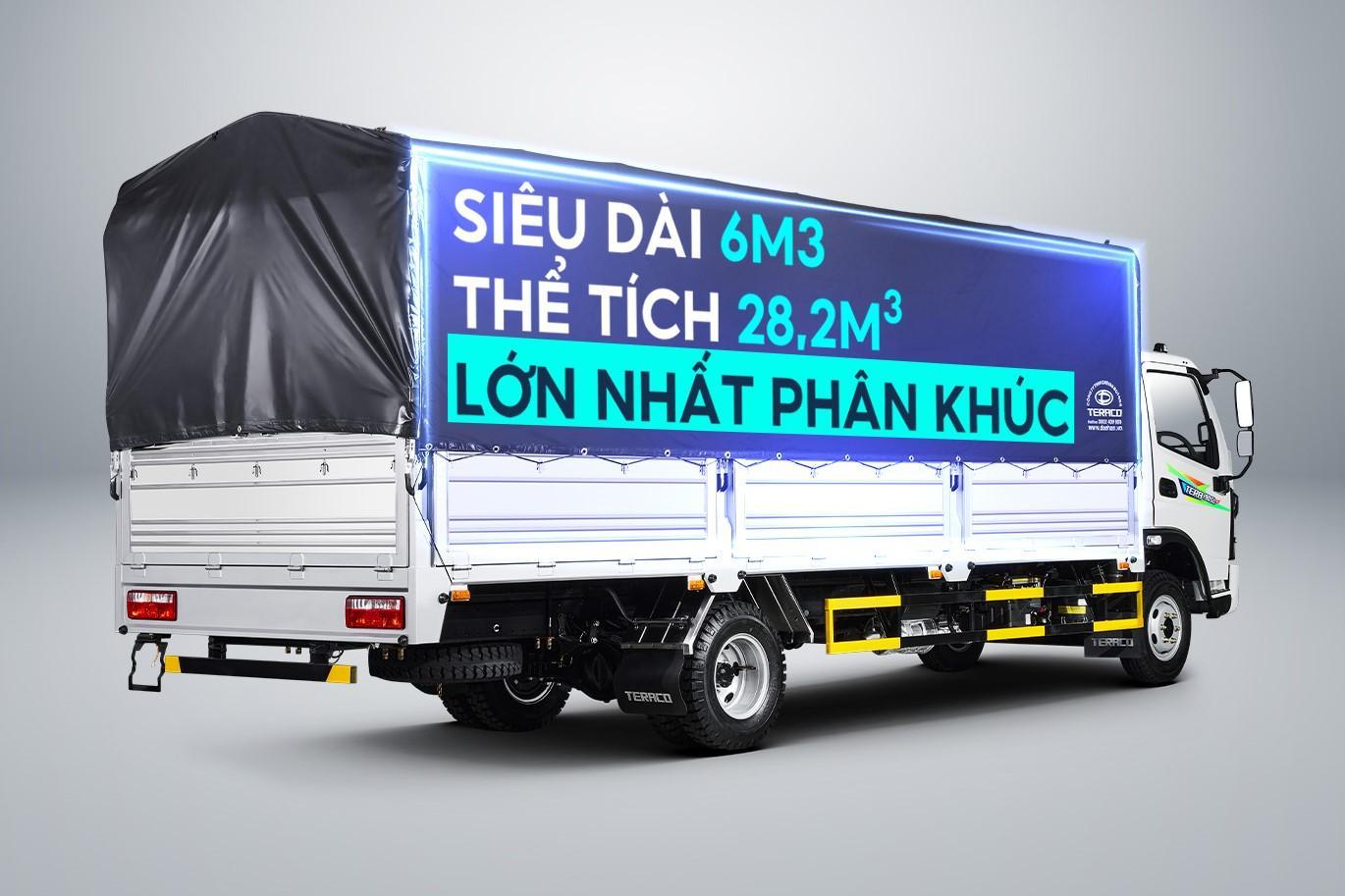 thùng xe teraco lon nhat phan khuc