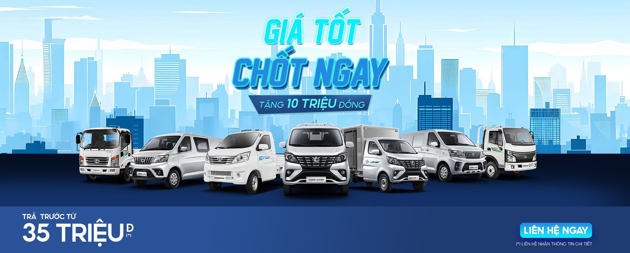 xe tải nhẹ teraco - pc